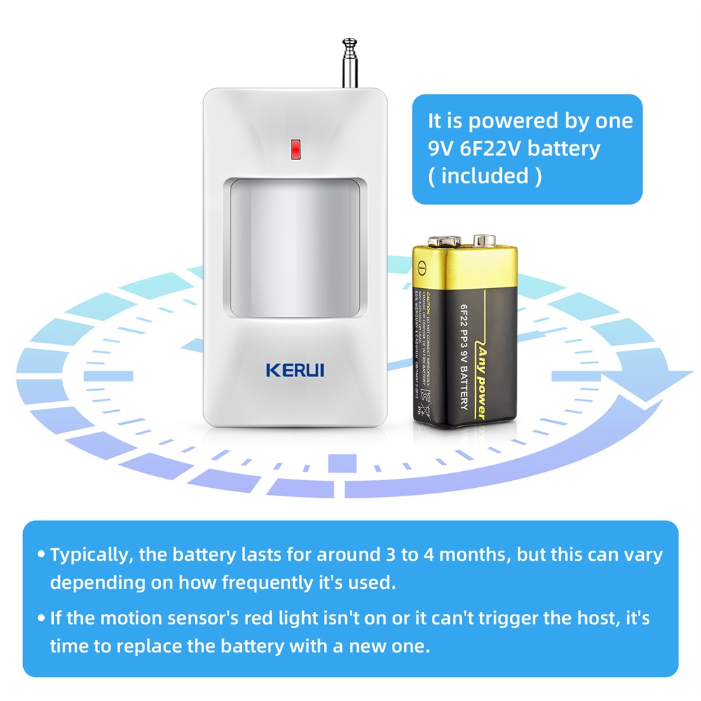 Kerui Draadloze Pir Bewegingss - Sim Gsm Alarm recensie en prijs