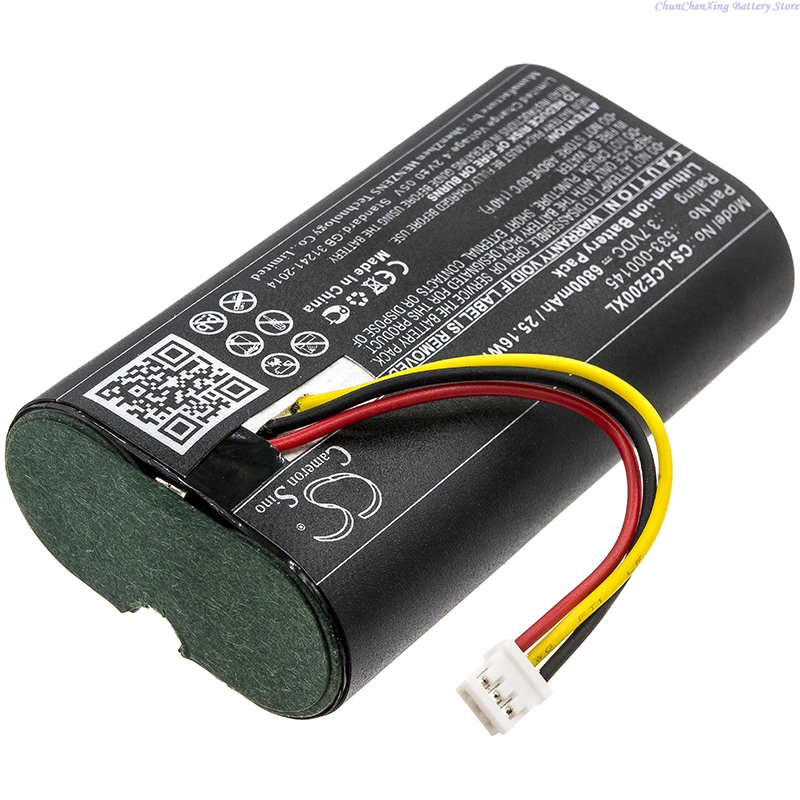 100% NIEUW 3.7V 5200/6800mAh V - Home Security Battery Replacement recensie en prijs