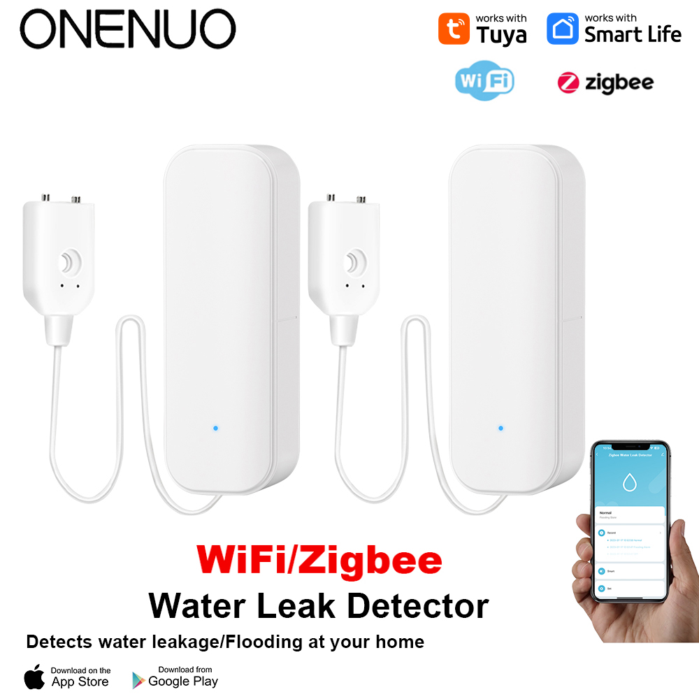 WiFi/Zigbee Watersensor Tuya L - Sim Gsm Alarm recensie en prijs