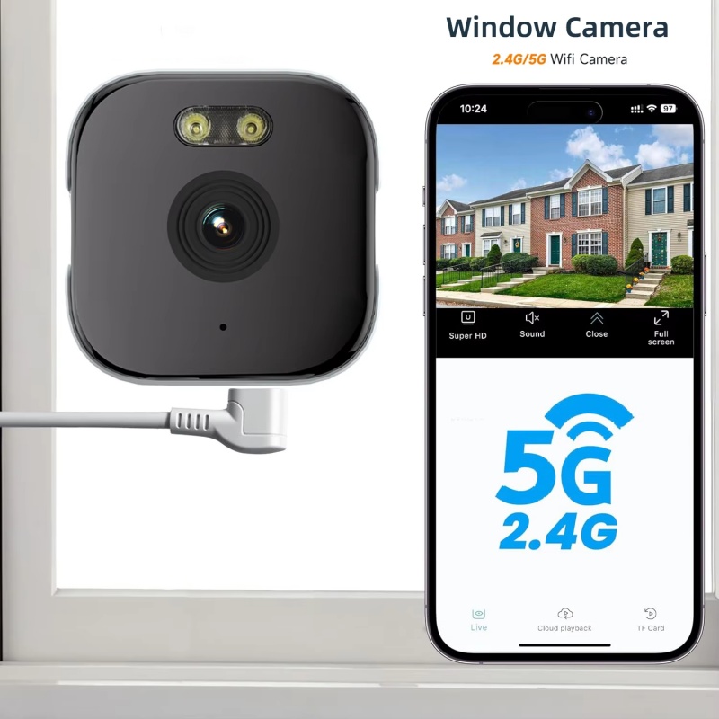 4K Raamcamera 5GHz WiFi Binnen - Home Security Robot recensie en prijs
