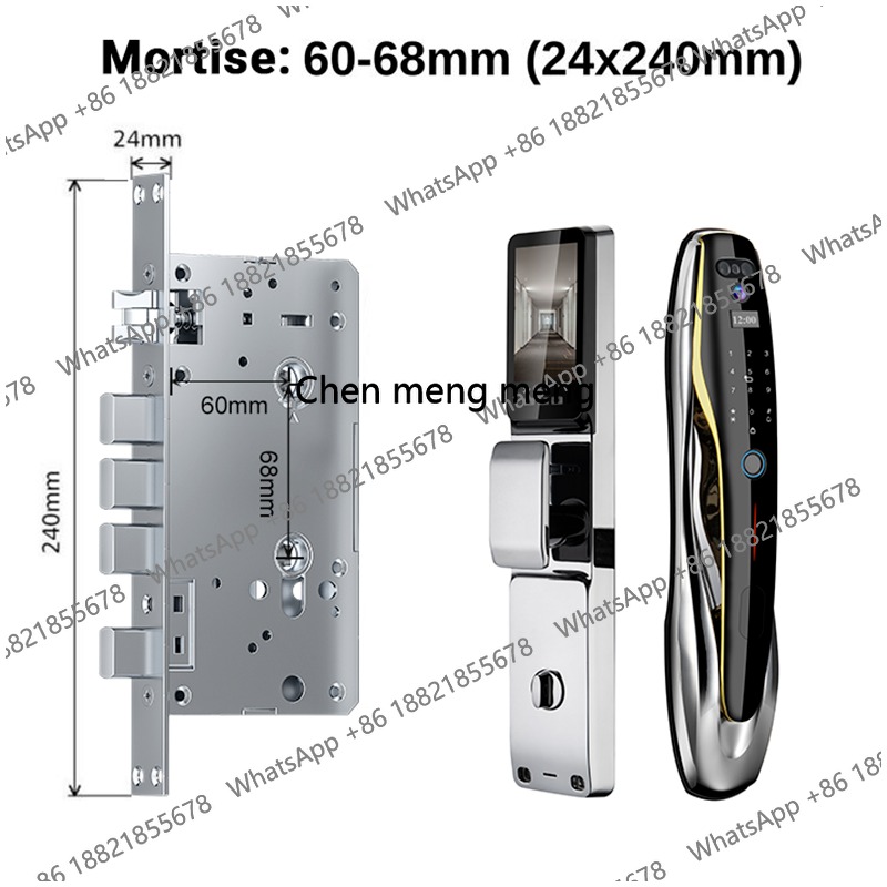 Beveiligingsvingerafdrukkaart  - Home Security Front Door Camera recensie en prijs