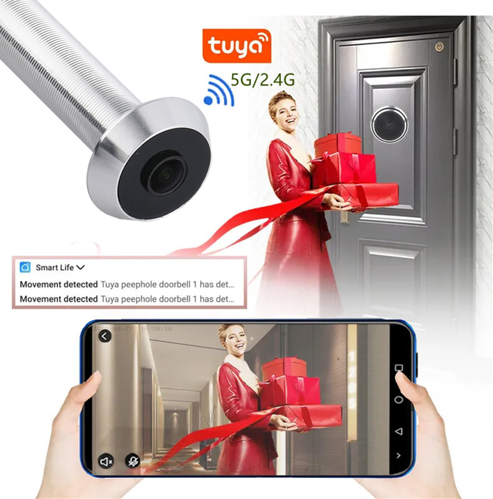 LED Deurkijker Camera 1080P 2M - Home Security Front Door Camera recensie en prijs