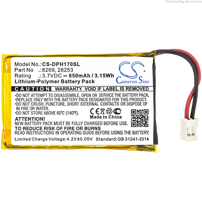Cameron Sino 3.7V 850mAh Verva - Home Security Battery Replacement recensie en prijs