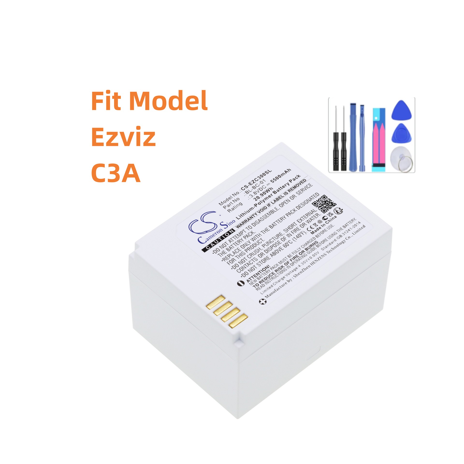 Vervangende batterij voor Ezvi - Home Security Battery Replacement recensie en prijs
